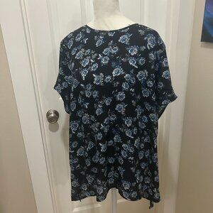 DR2 Crew-neck Short-sleeved Blouse - XL